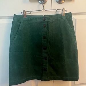 NWT J. Crew Corduroy Skirt